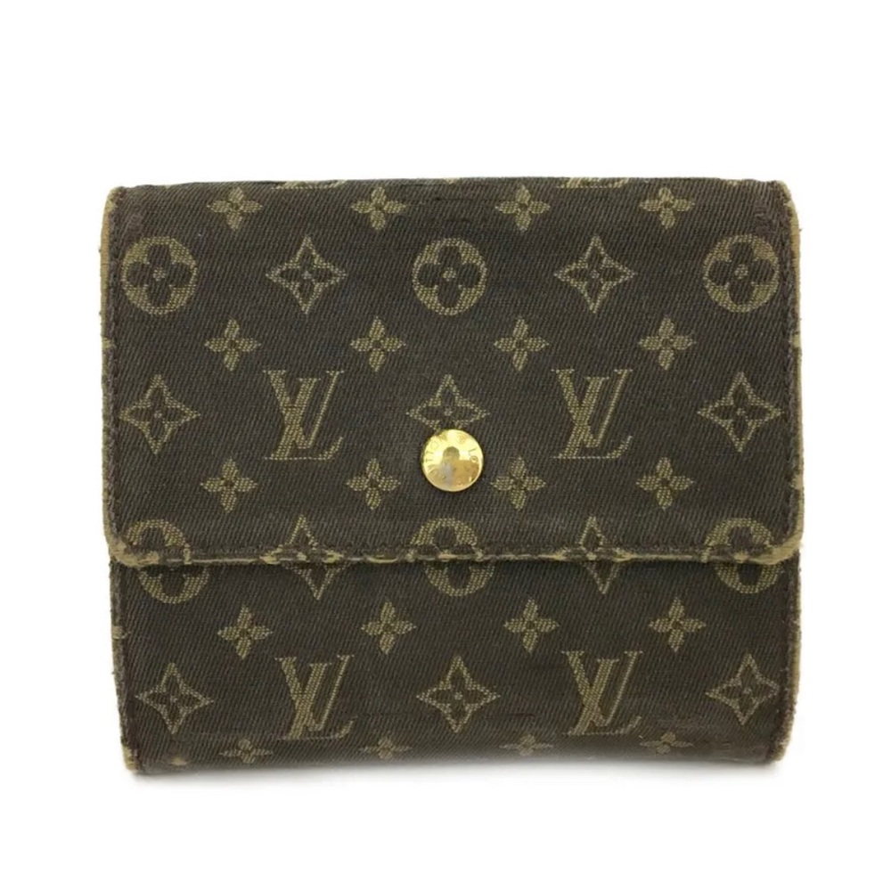 Louis Vuitton Monogram Mini Portefeiulle Elise Trifold Wallet